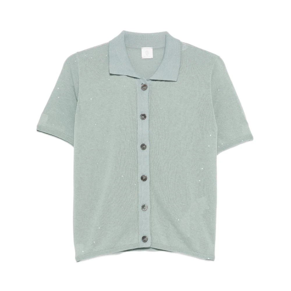 Eleventy Women's Green Polo Shirt