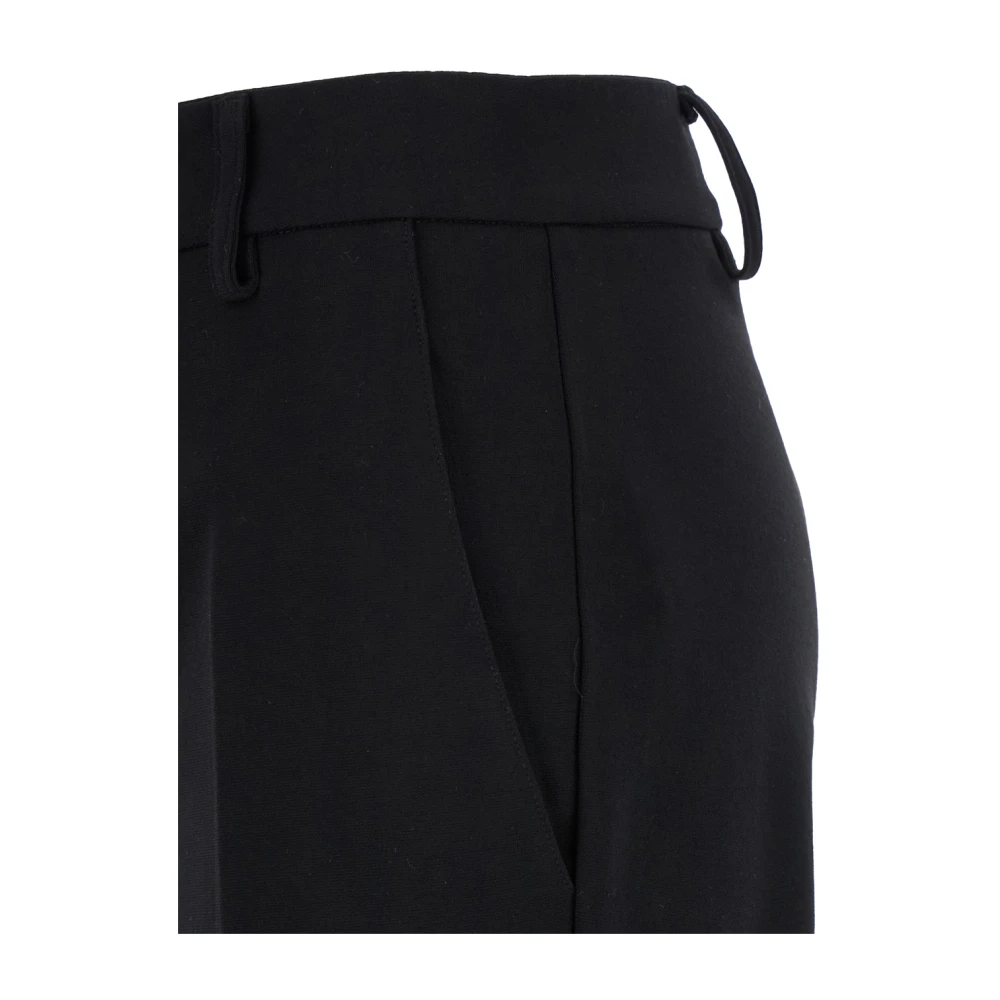 Mauro Grifoni Zwarte Flare Broek Black Dames