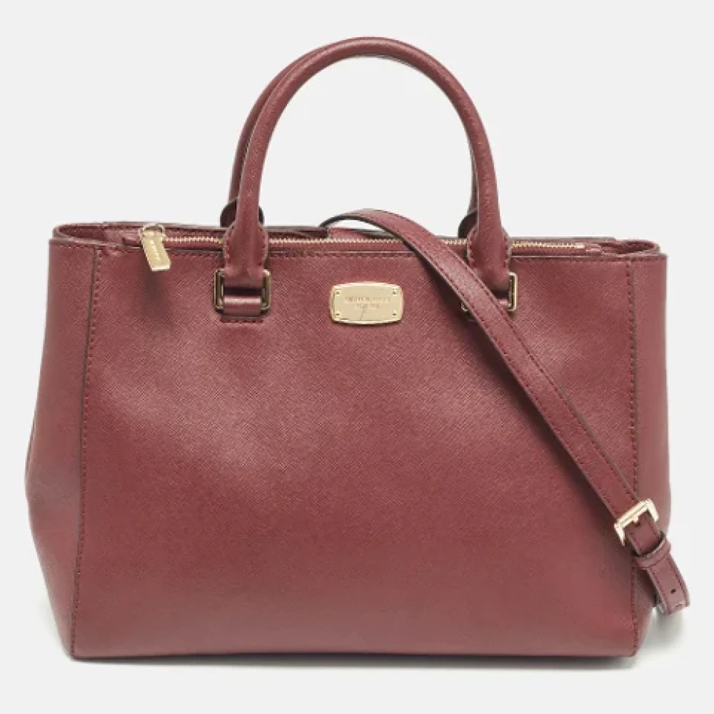 Michael Kors Pre-owned Leather totes Red Dames