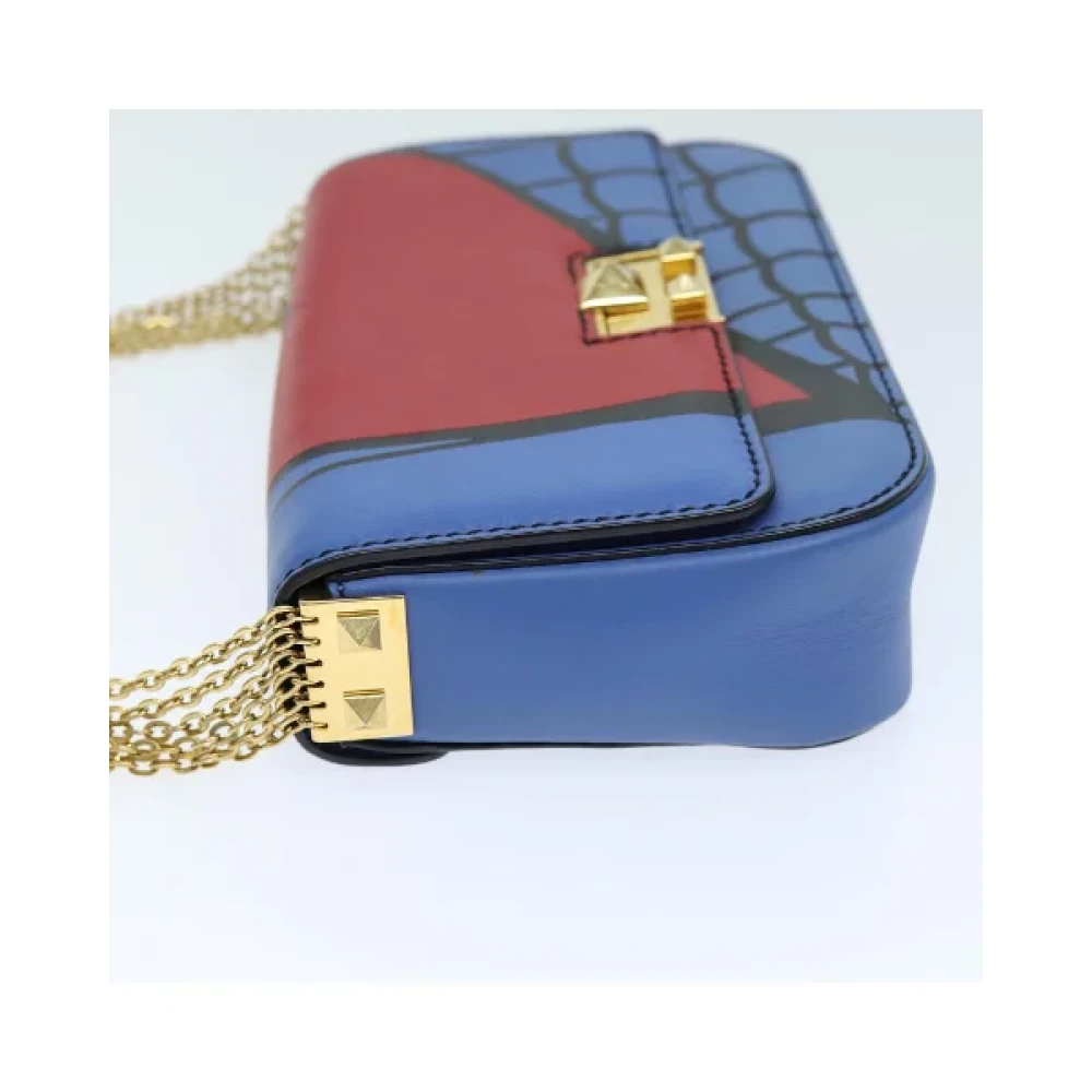 Valentino Vintage Pre-owned Leather handbags Blue Dames