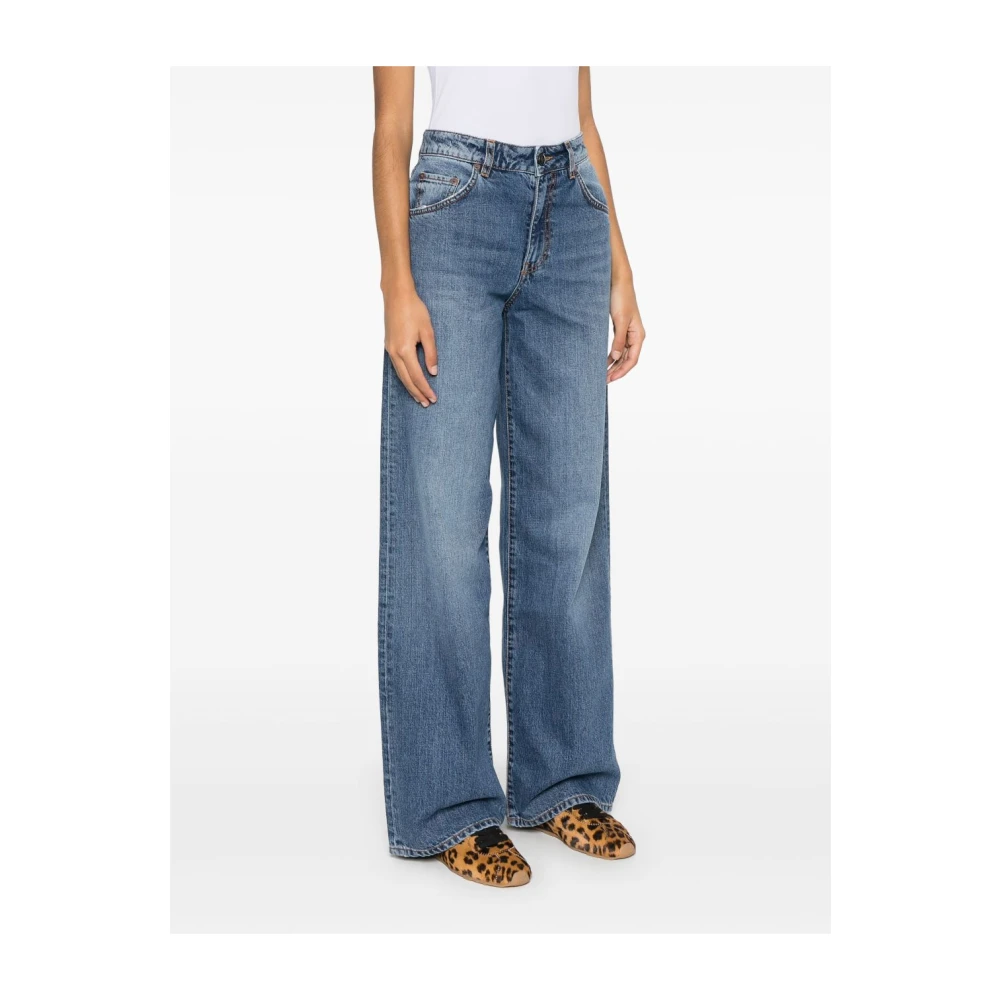 Semicouture Blauwe Jeans voor Vrouwen Blue Dames