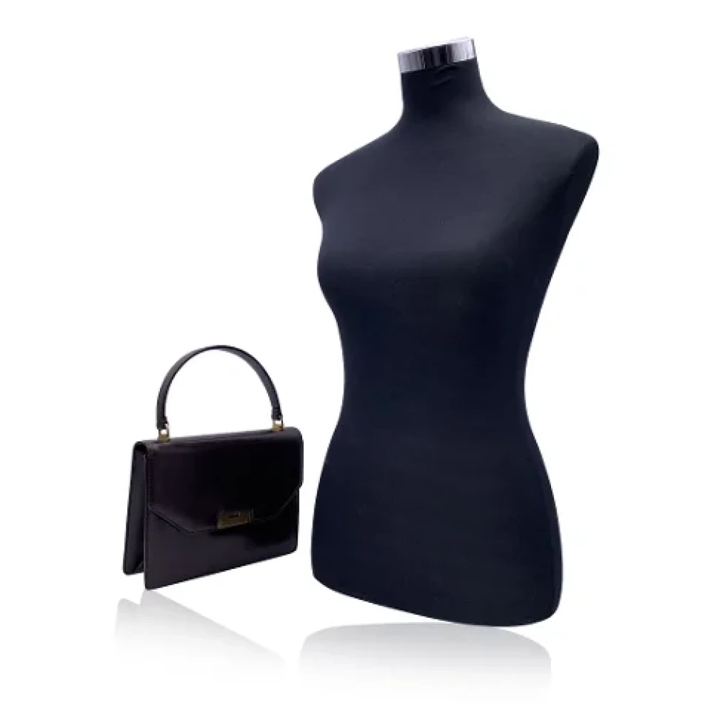 Gucci Vintage Pre-owned Leather gucci-bags Brown Dames