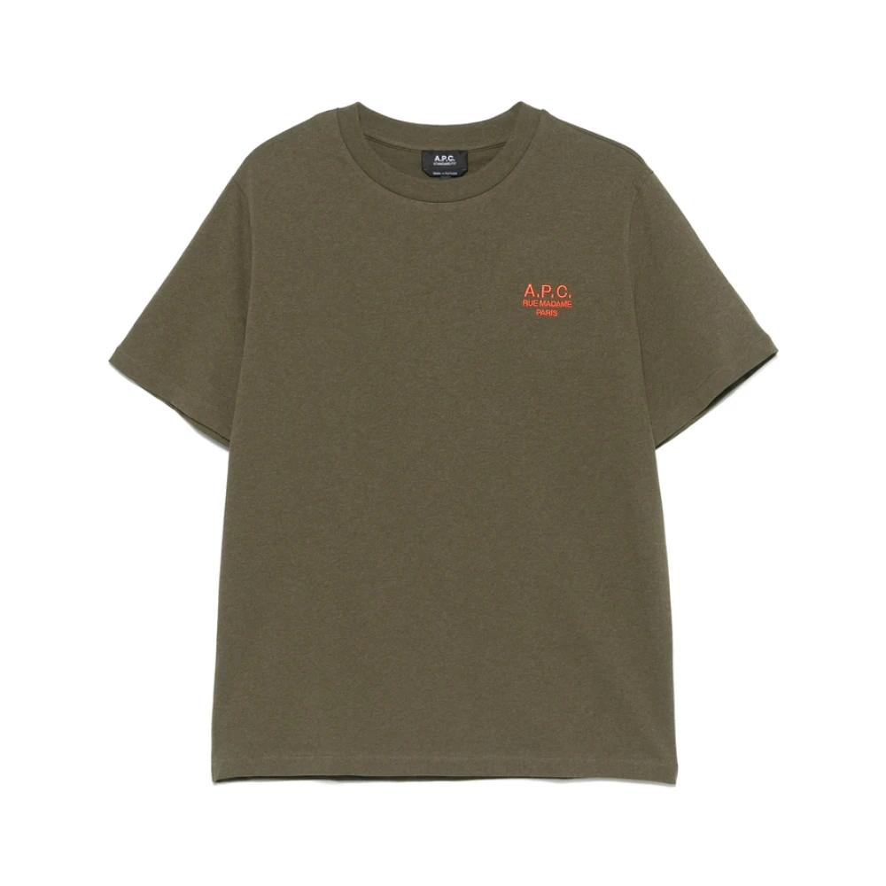 A.p.c. - Tops > T-Shirts - Green - A.p.c. - Modalova