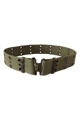 army-green-cotton-waist-belt