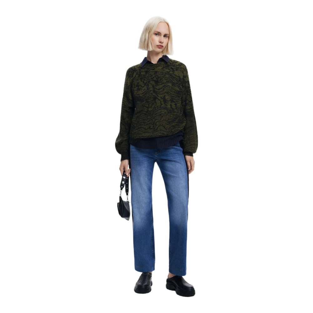 Desigual Dames Trui Jers Brampton Green Dames