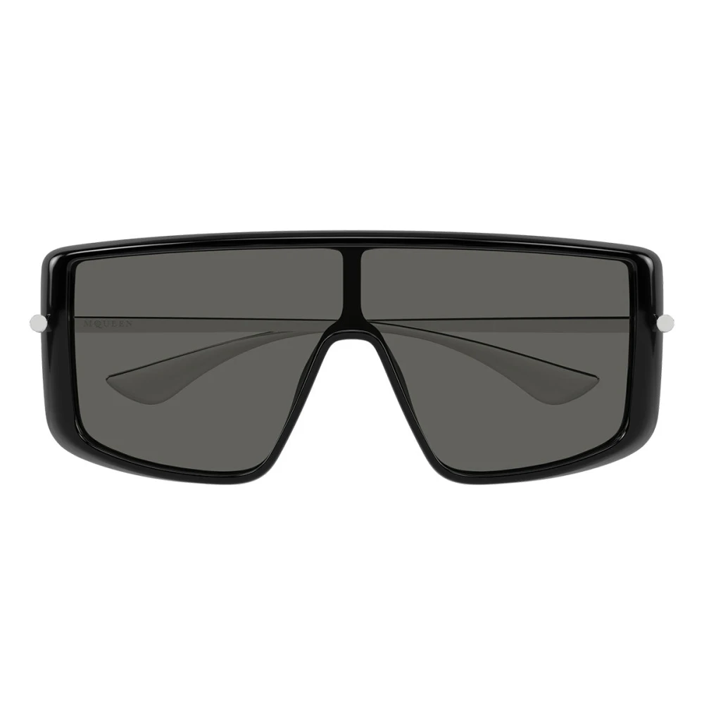 Alexander Mcqueen Women's Black Sunglasses, One Size, T-Bar Visor Sunglasses