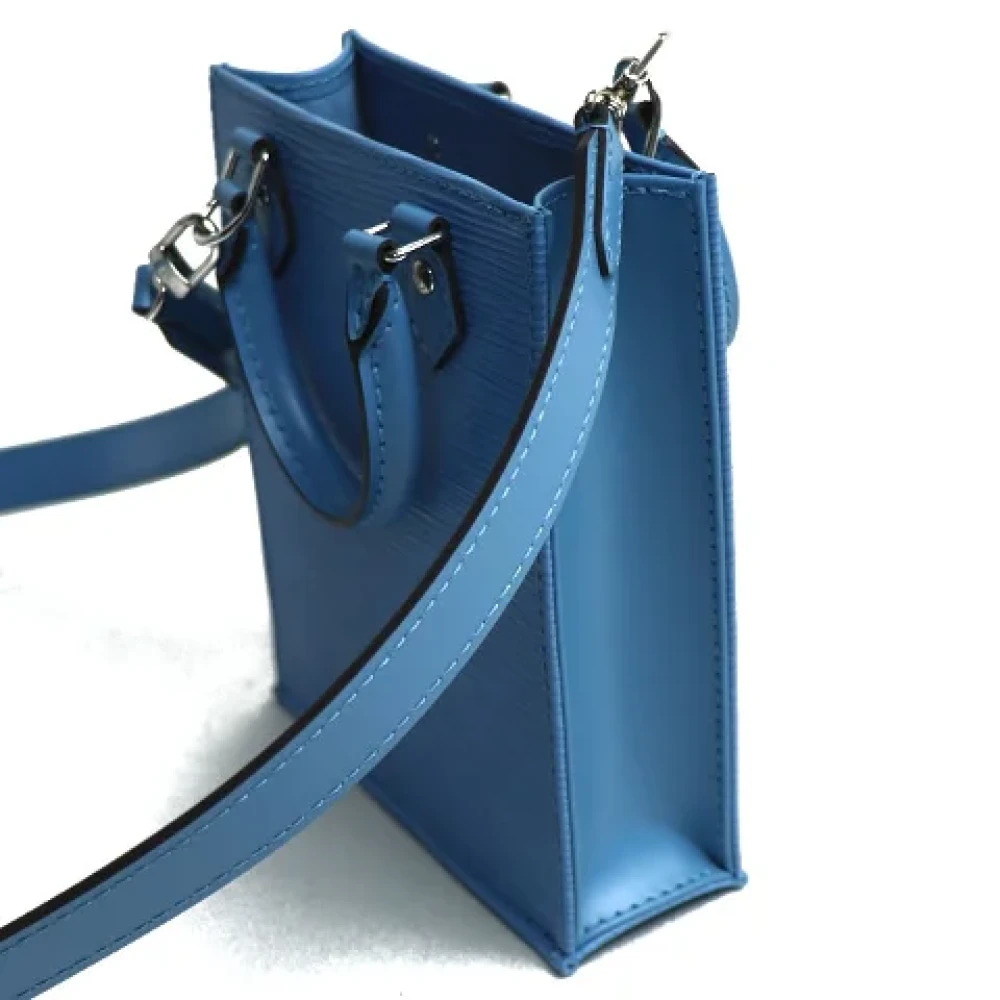 Louis Vuitton Vintage Pre-owned Leather louis-vuitton-bags Blue Dames