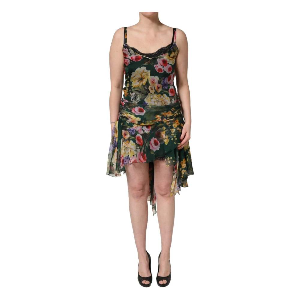 Dolce & Gabbana Women's Multicolor Sleeveless Mini Dress - Short Dresses - S - Dresses