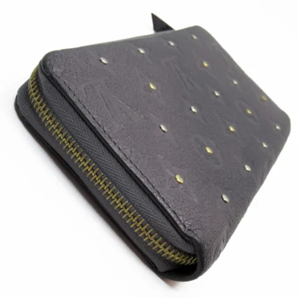 Louis Vuitton Vintage Pre-owned Leather wallets Black Dames
