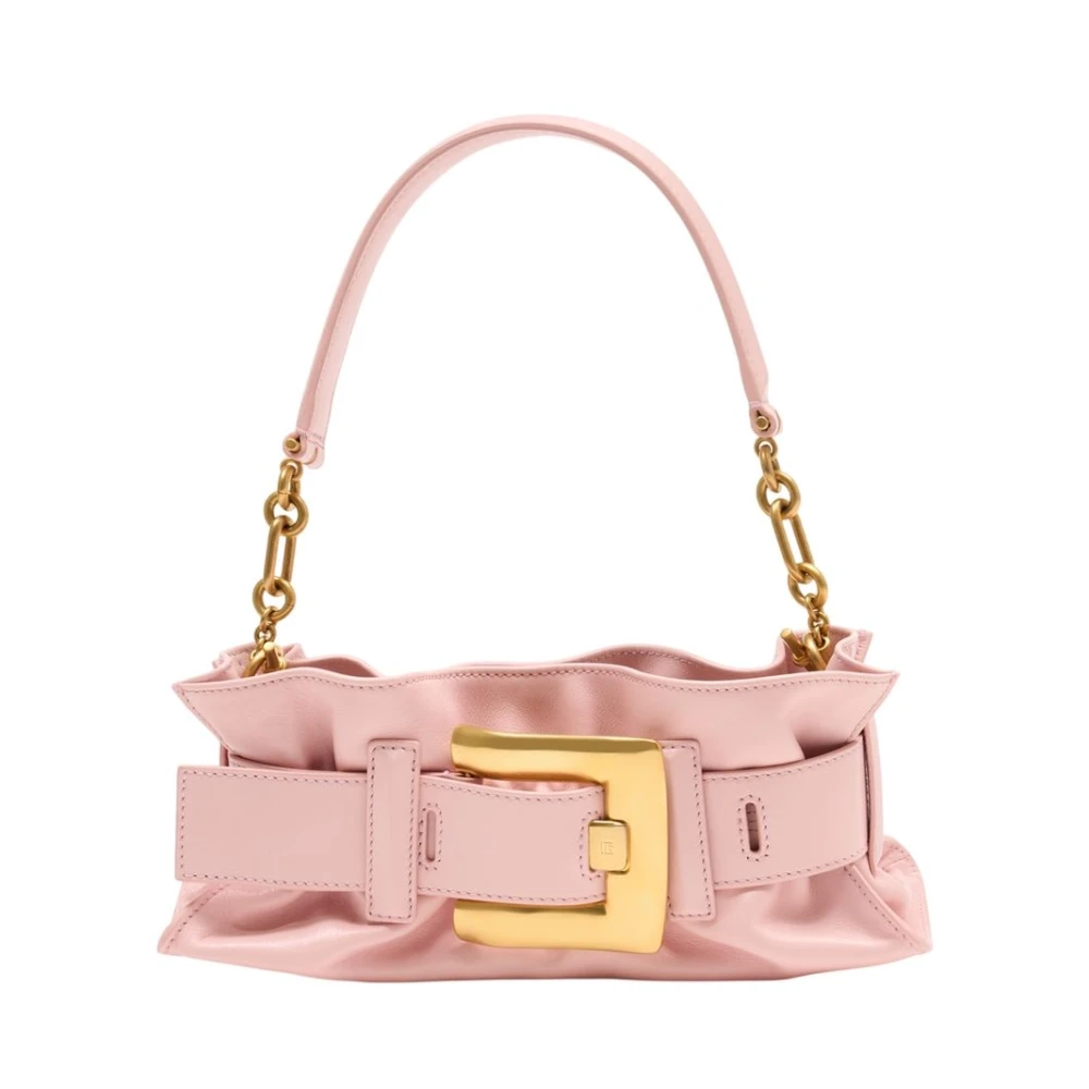 Balmain Pink Mini Anthem Shoulder Bag - Female - Shoulder Bags - One Size - Bags