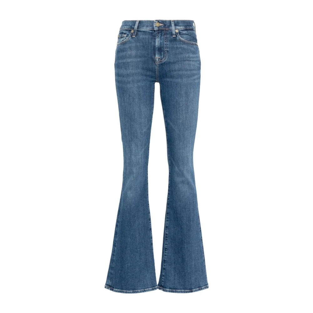7 For All Mankind Blauwe Slim Illusion Jeans Blue Dames