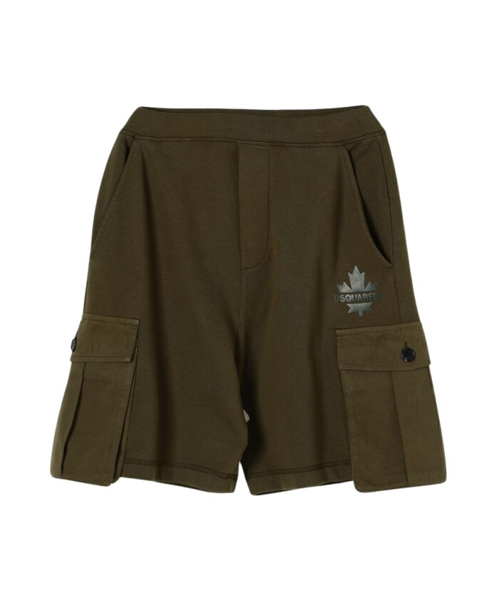 maple-leaf-logo-cargo-shorts