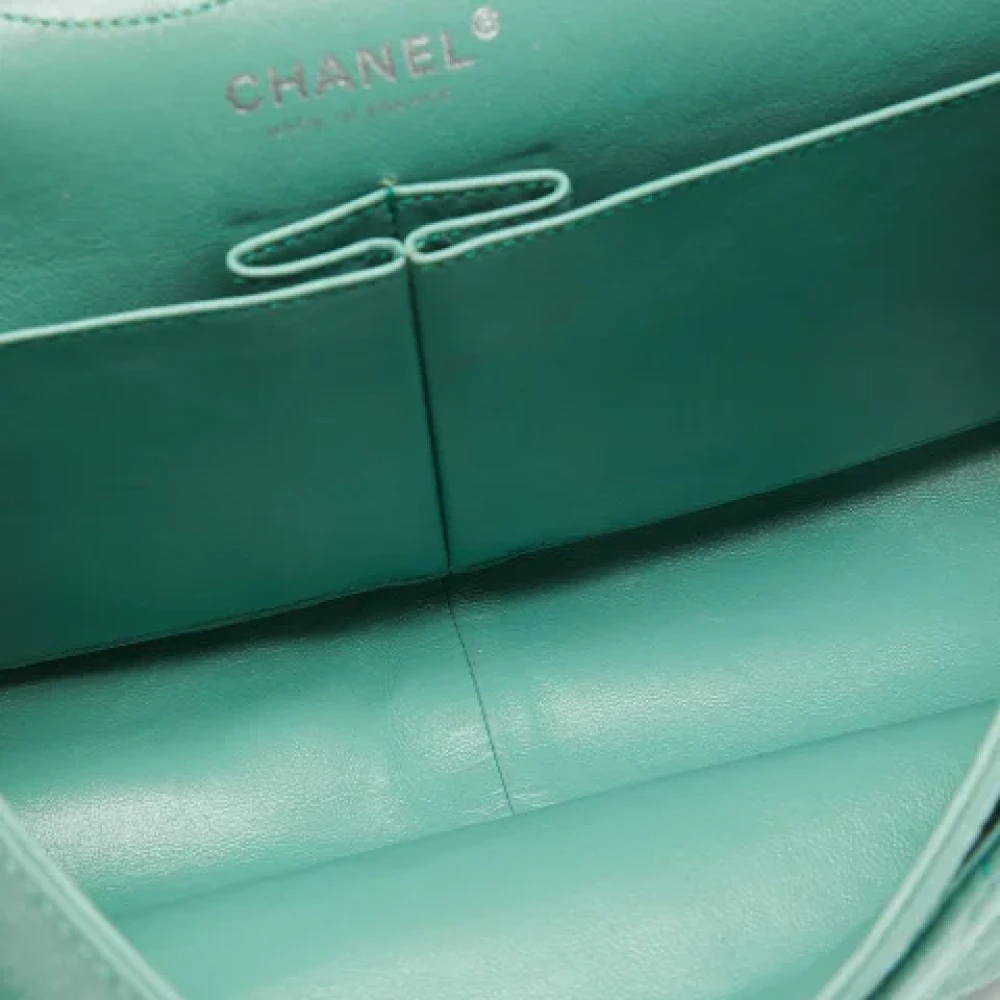 Chanel Vintage Pre-owned Fabric chanel-bags Green Dames