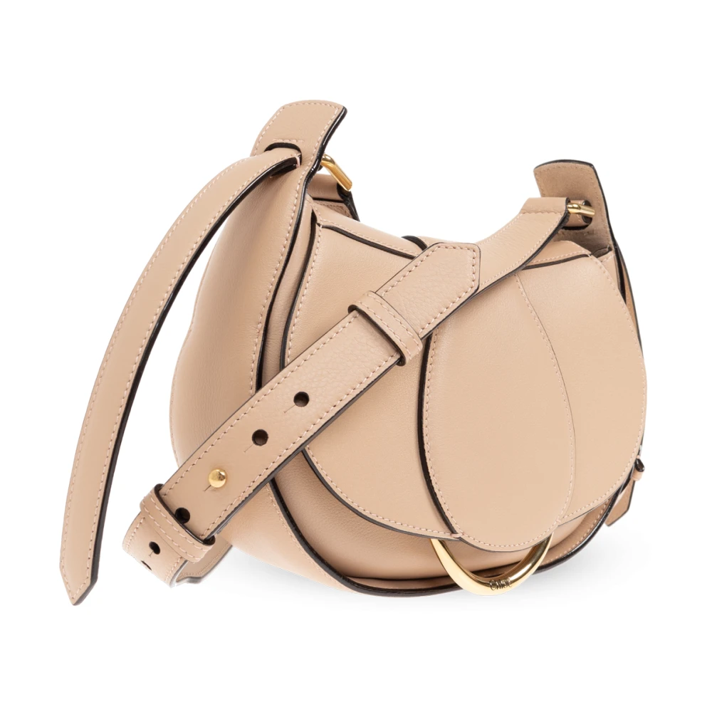 Chloé Schoudertas Ride Klein Beige Dames