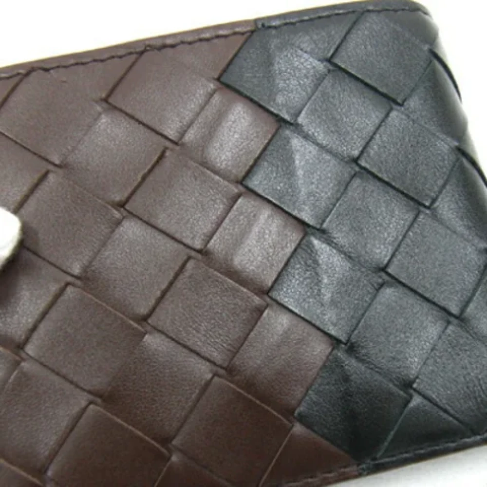 Bottega Veneta Vintage Pre-owned Leather wallets Black Heren