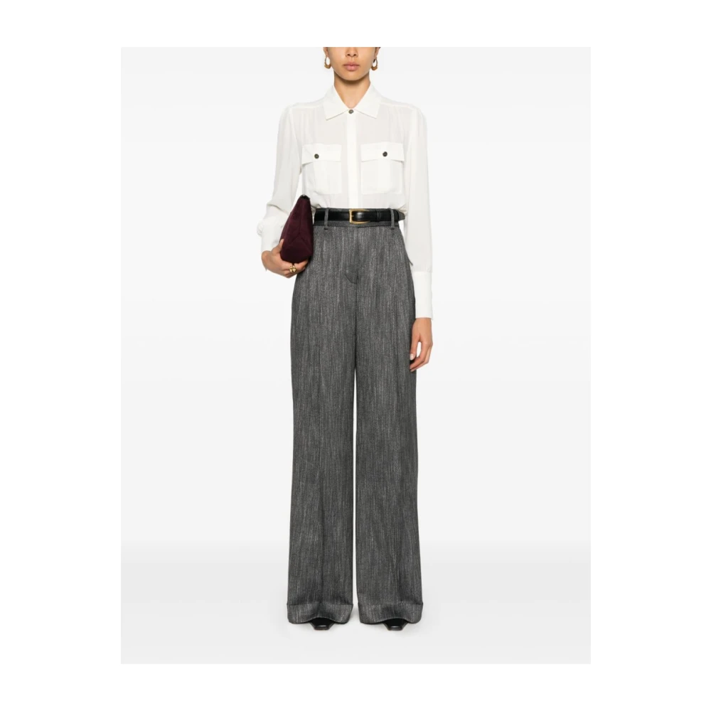Liu Jo Witte Zak Knoop Shirt Aw24 White Dames