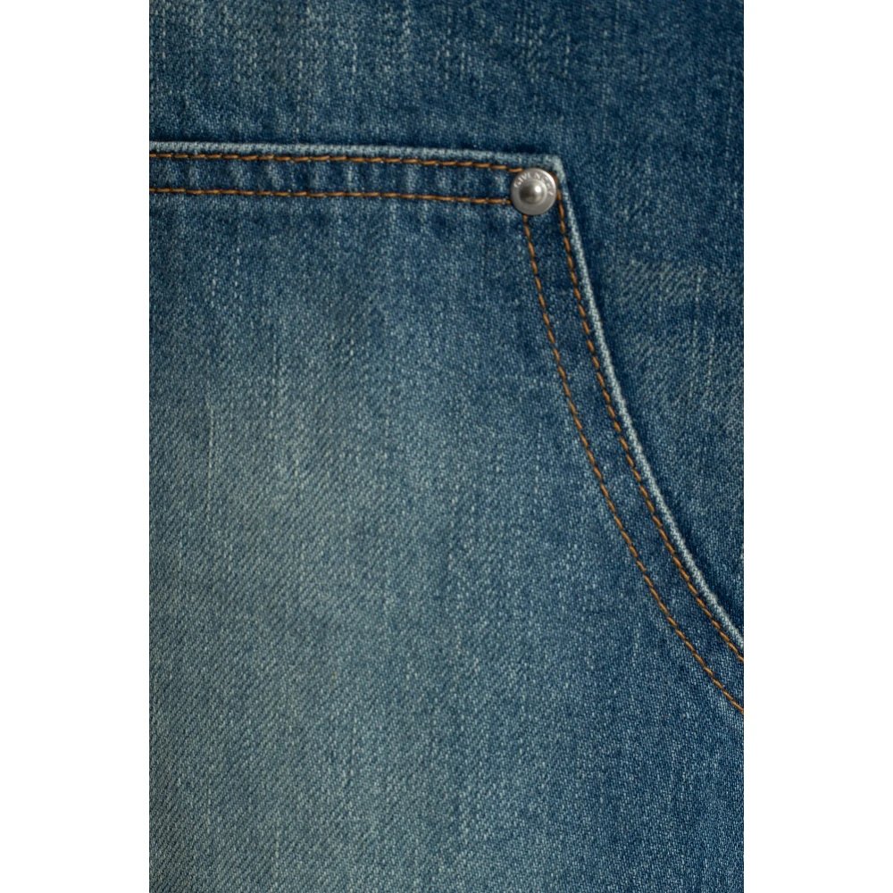 Givenchy Jeans met versleten effect Blue Dames