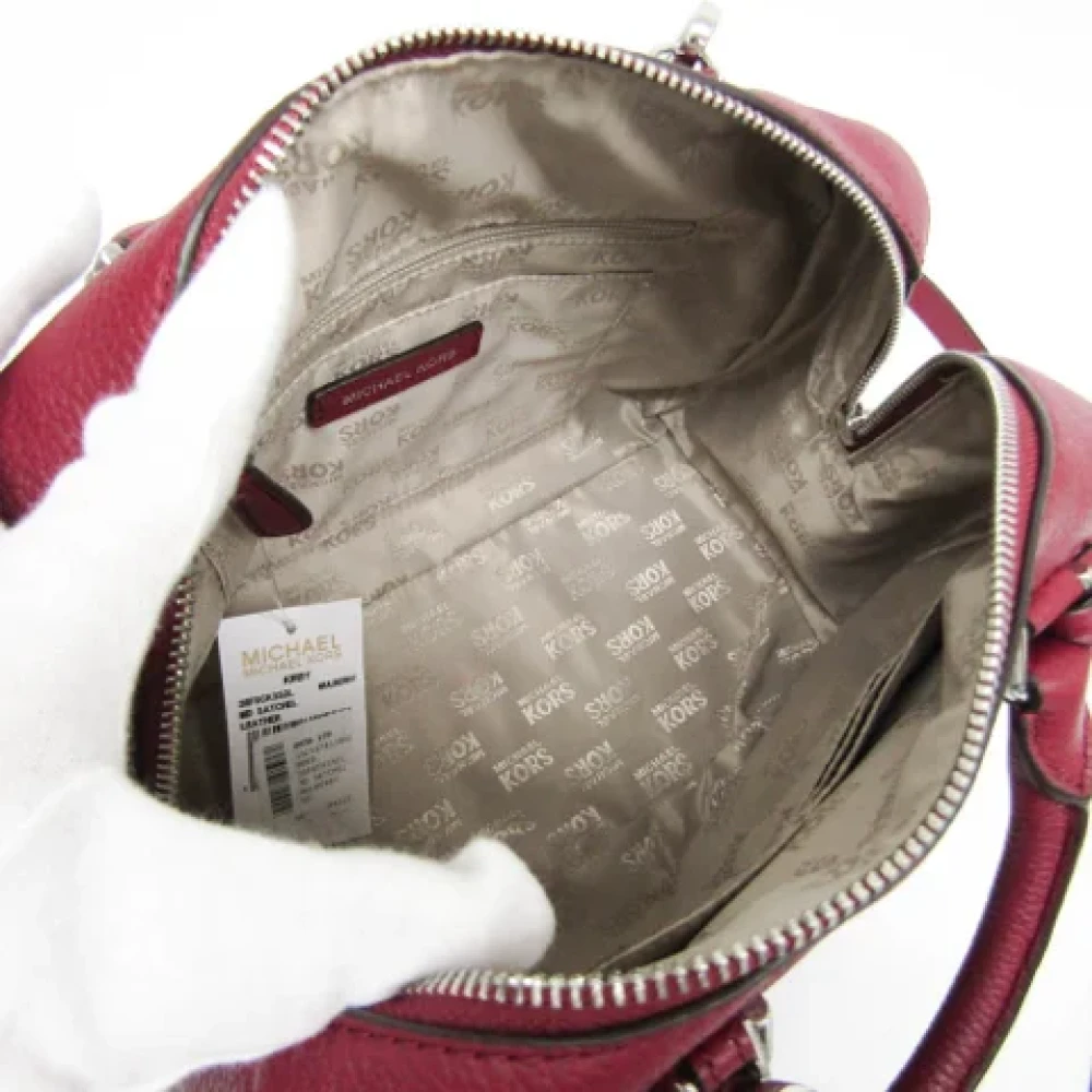 Michael Kors Pre-owned Leather handbags Red Dames