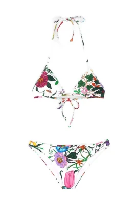 Tryckt glittrande jerseybikini