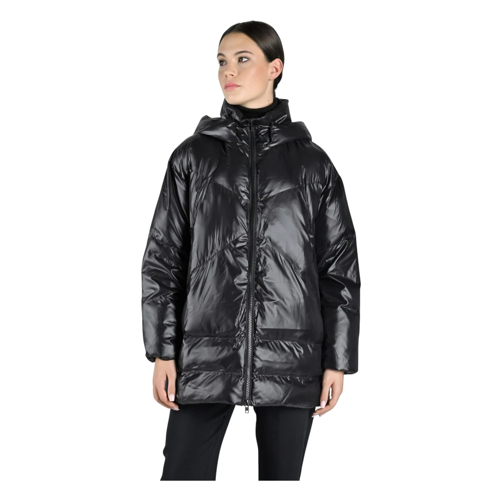 Canadian Classics Zwarte Donsjas met Capuchon Black Dames