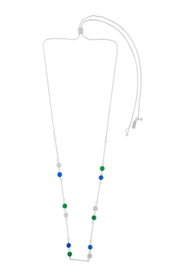 Justerbart Blåaktigt Halsband