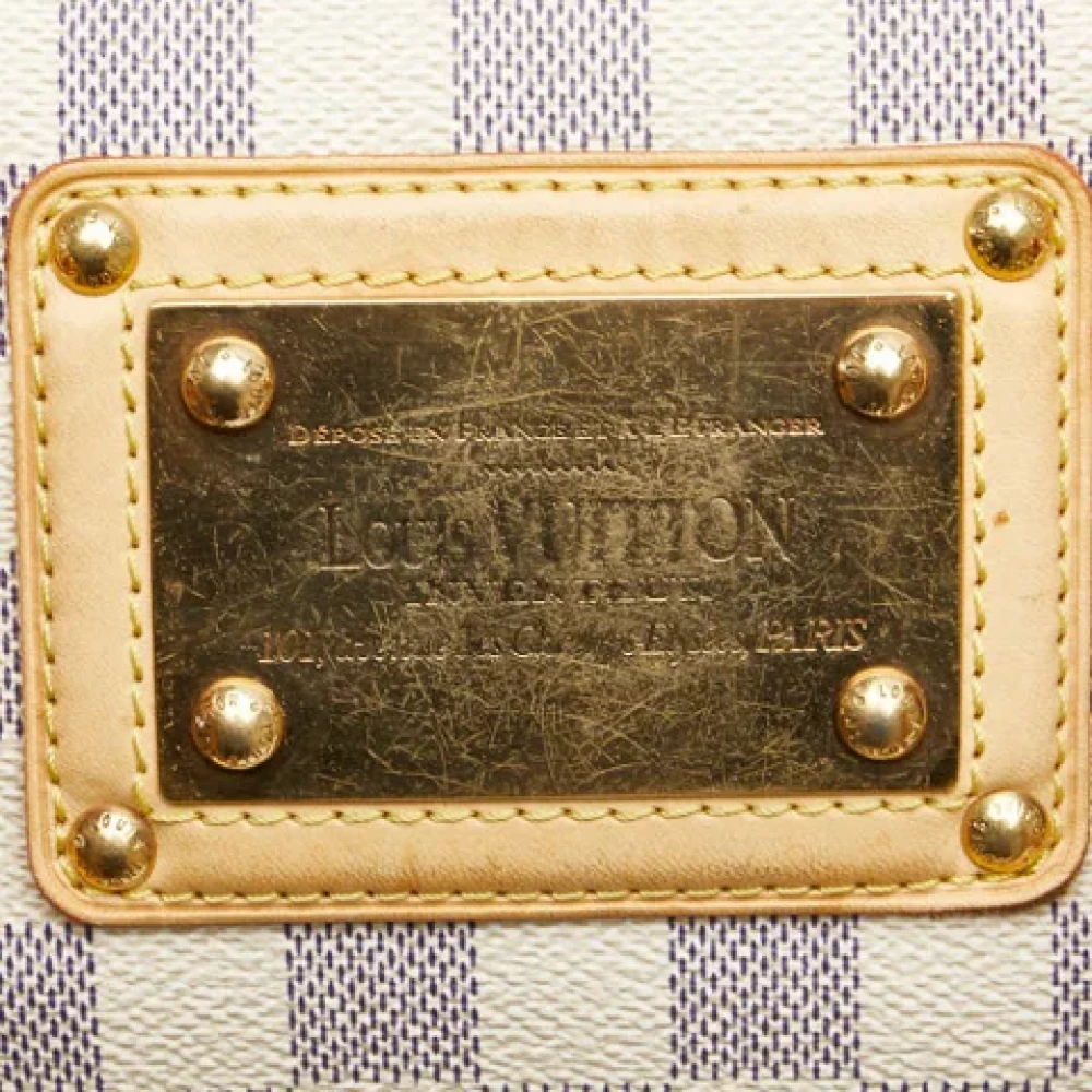 Louis Vuitton Vintage Pre-owned Leather handbags White Dames