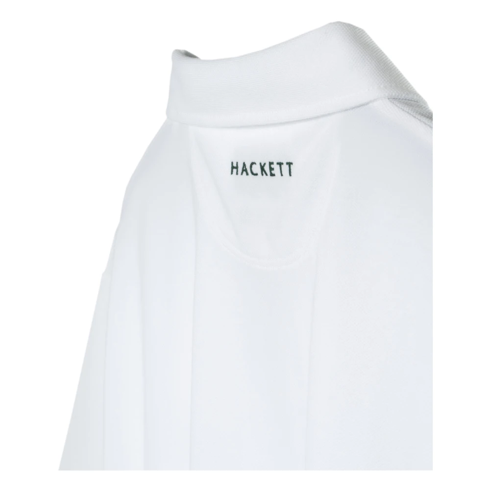 Hackett Heritage Polo Shirt White Heren