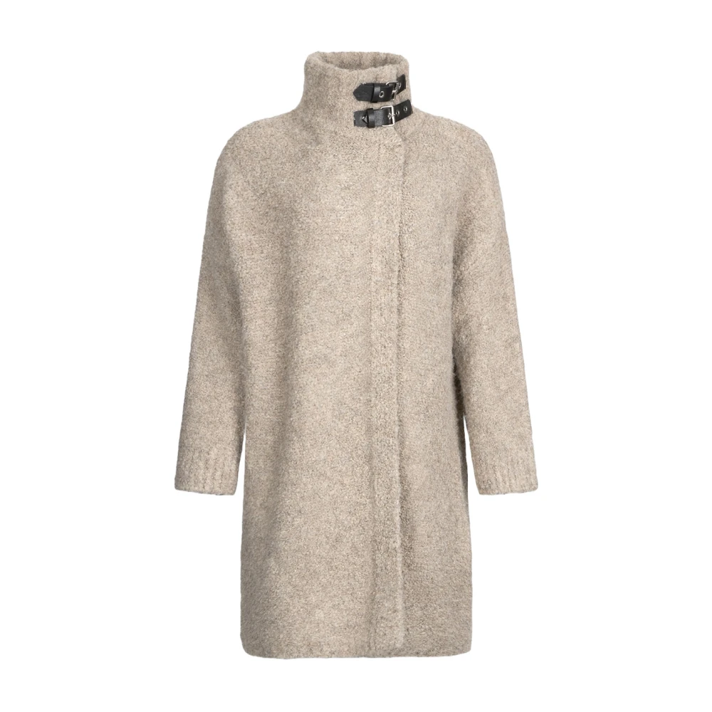 Liu Jo Damen Beige Mäntel, Sgröße: