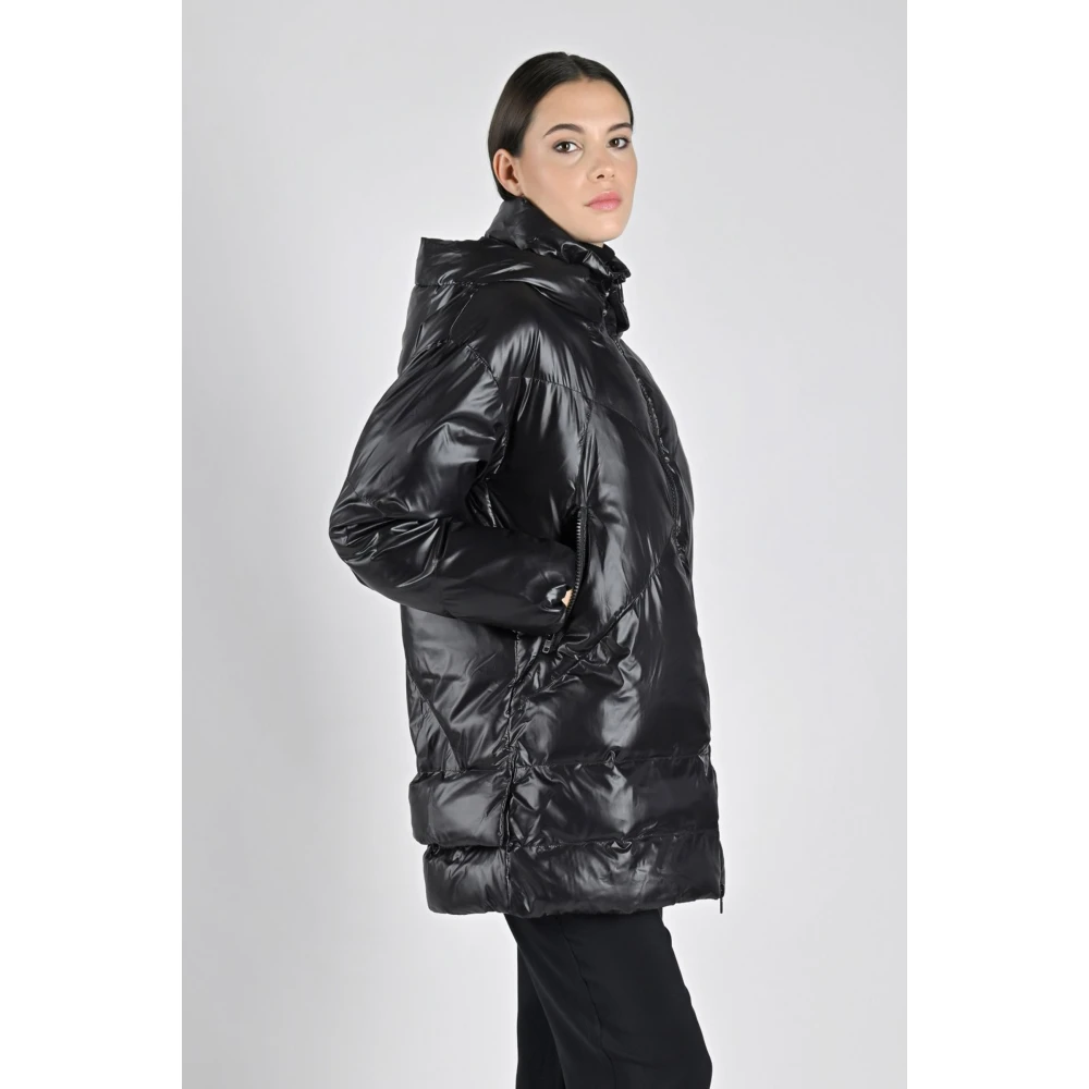 Canadian Classics Zwarte Donsjas met Capuchon Black Dames
