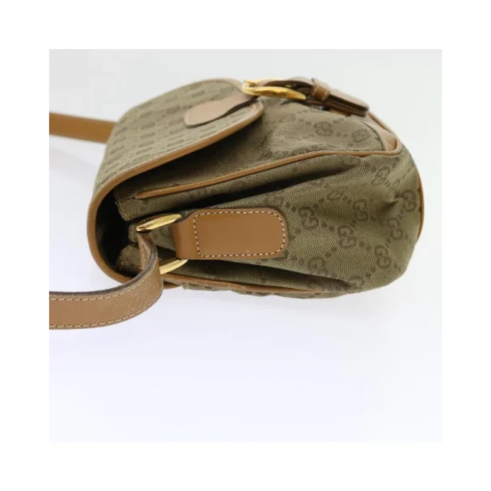 Gucci Vintage Pre-owned Canvas gucci-bags Green Dames