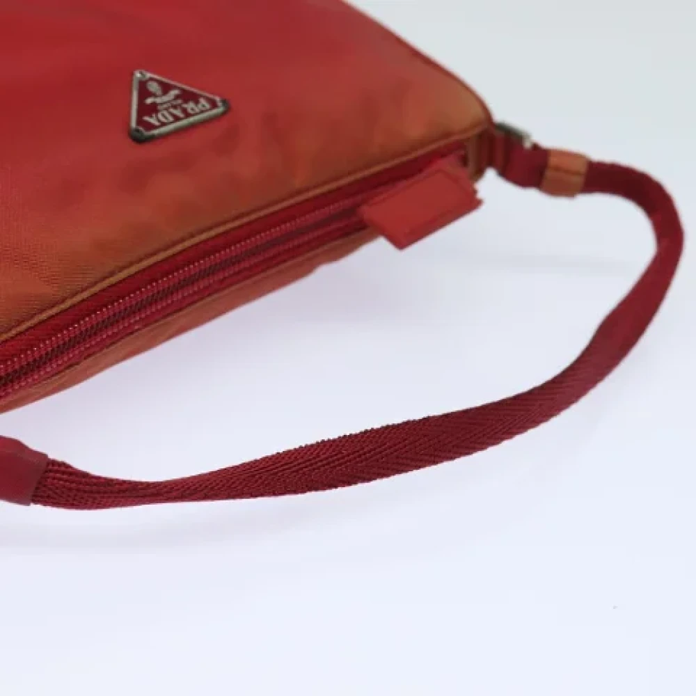 Prada Vintage Pre-owned Fabric prada-bags Red Dames