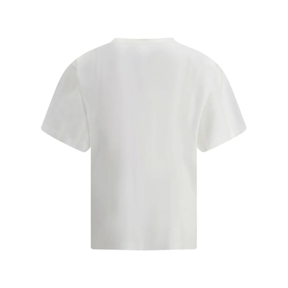 MM6 Maison Margiela Monogram Rib T-shirt White Heren