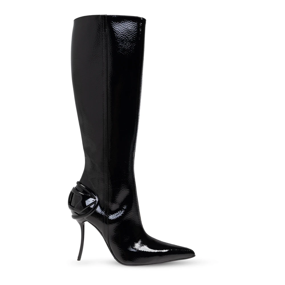 Diesel Donna Nero Scarpe, 37 Eu, New,