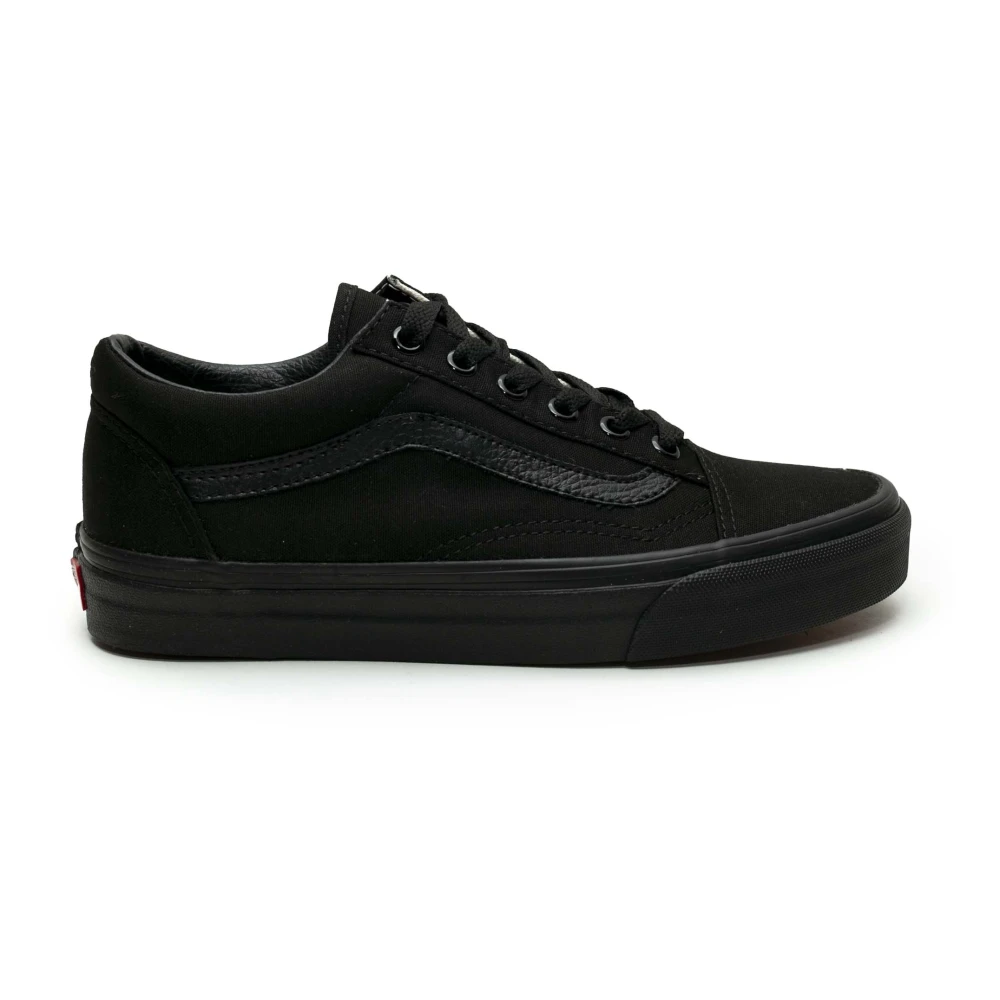 Vans Svarta Old Skool Sneakers med Logotyp Black, Dam