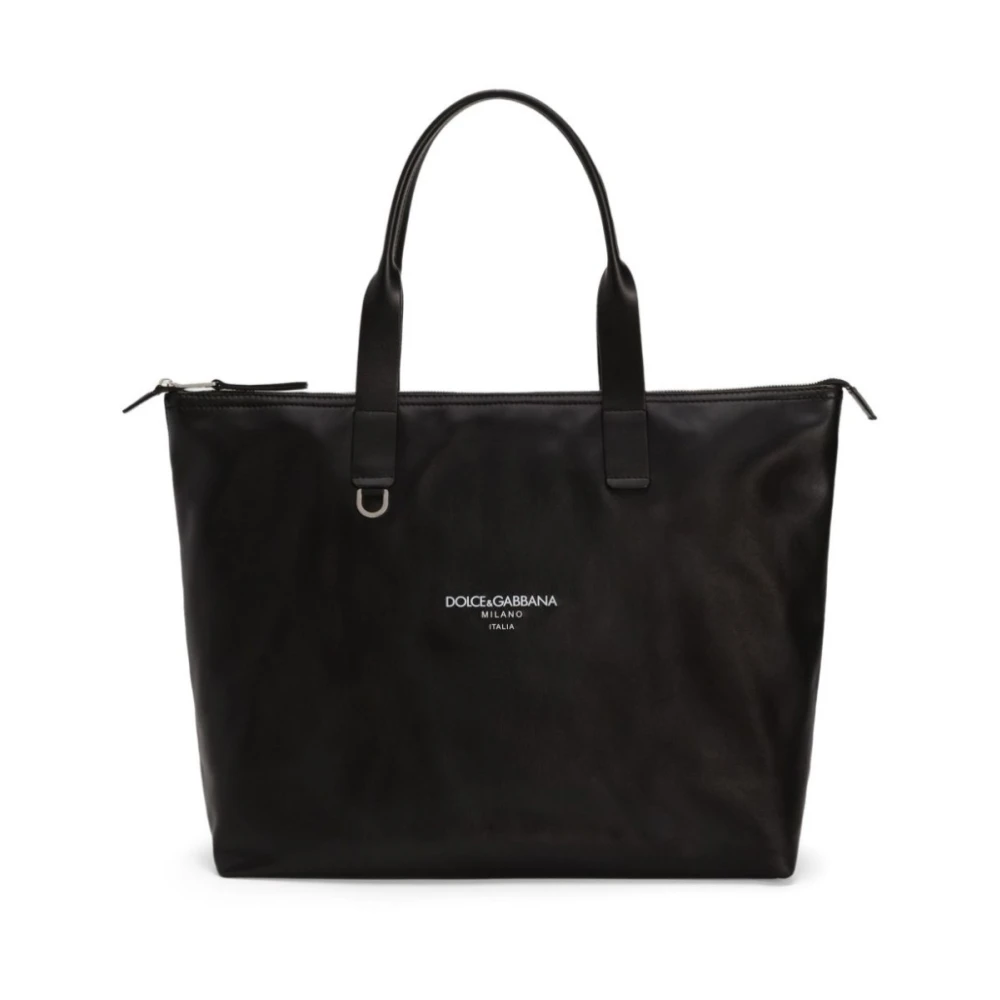 Dolce & Gabbana Zwarte Tote Tas met stijl Bm2375 Black Heren