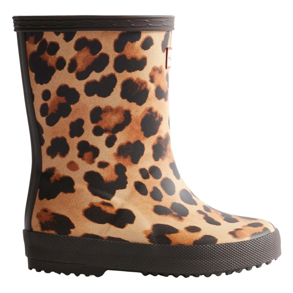 Hunter Girls Brown Kids Wellies, 22 Eu, First Leopard Print Wellington Boots