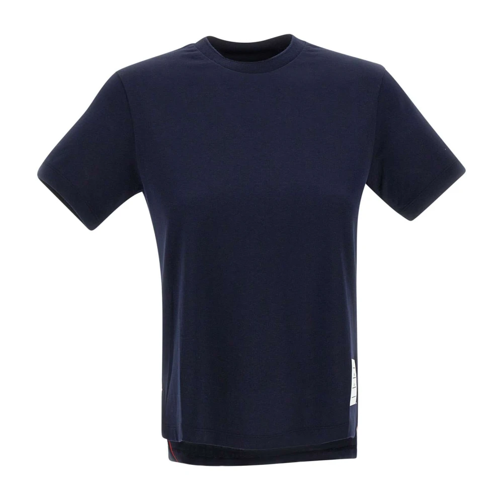 Thom Browne Stijlvolle T-shirts en Polos Blue Dames