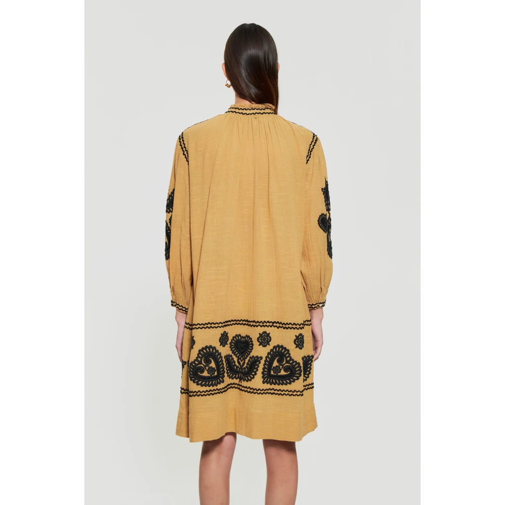 Antik batik Short Dresses Brown Dames