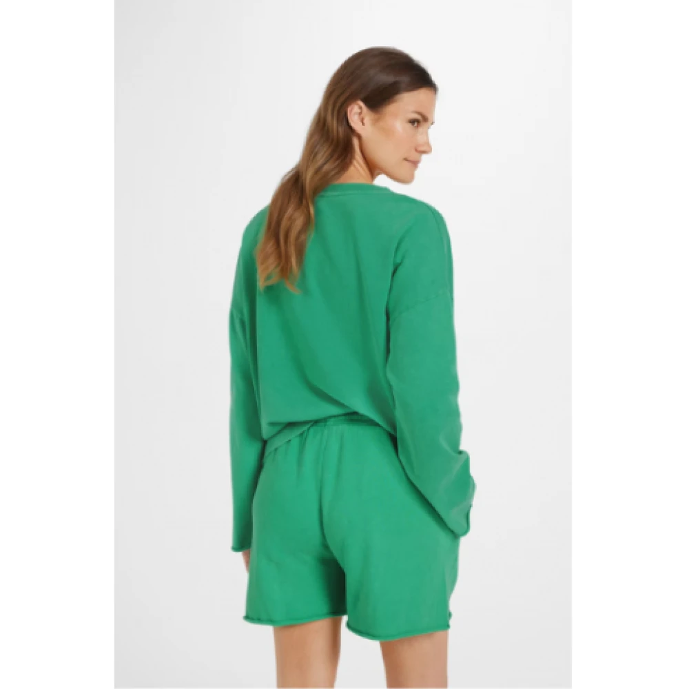 Juvia Groene Modieuze Shorts Green Dames
