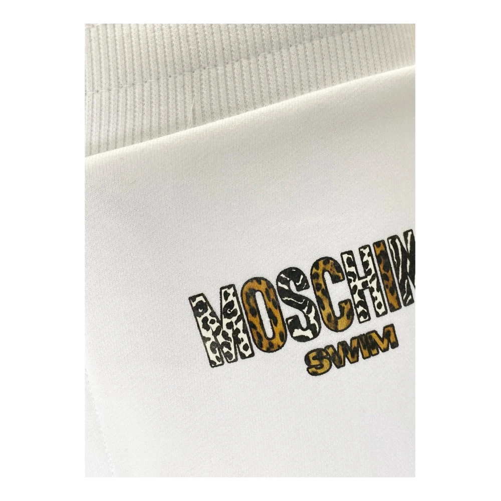 Moschino Logo Trainingsbroek voor Mannen White Dames