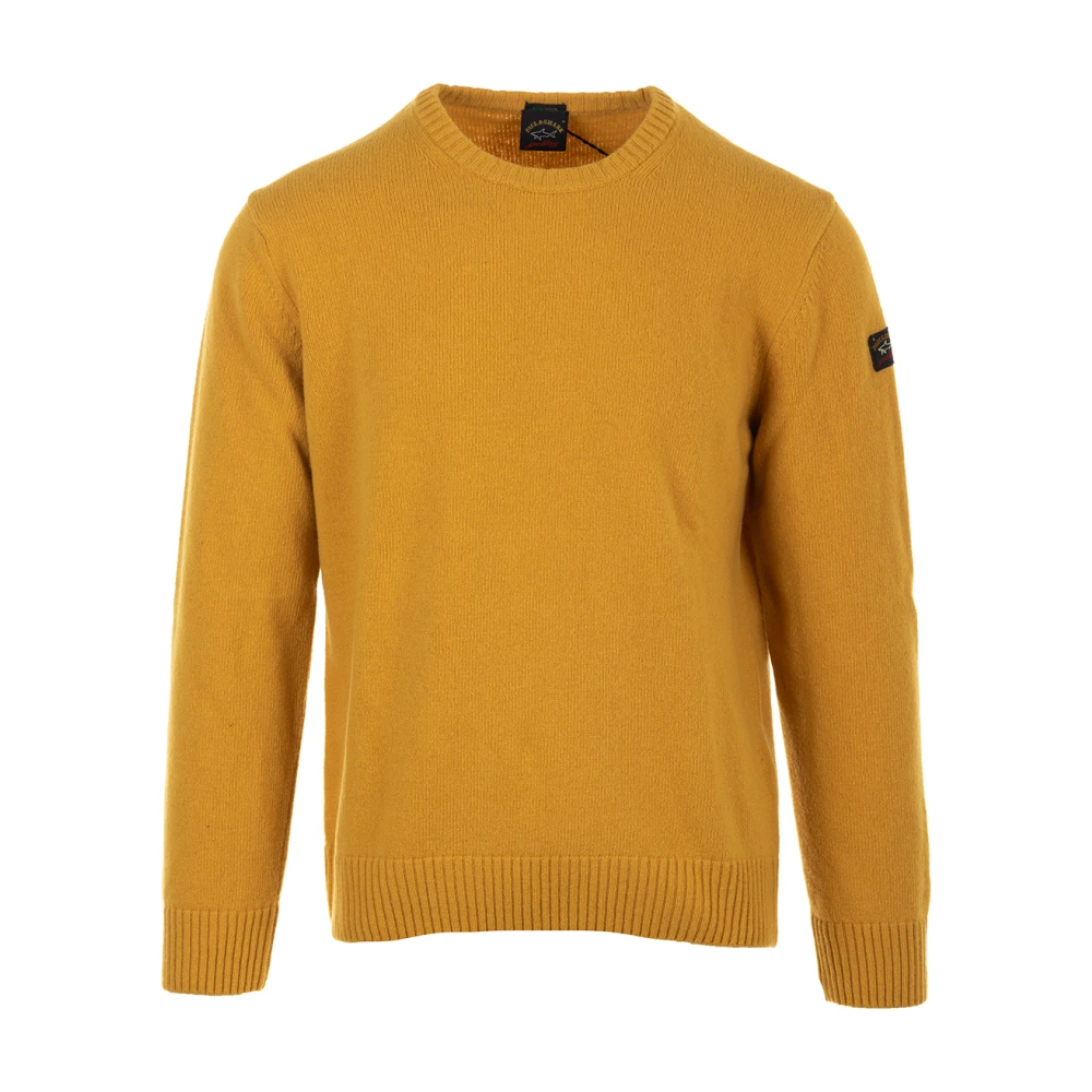 PAUL & SHARK Donkergele Sweaters Yellow Heren