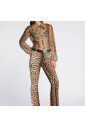chemise-en-soie-imprime-leopard-avec-echarpe