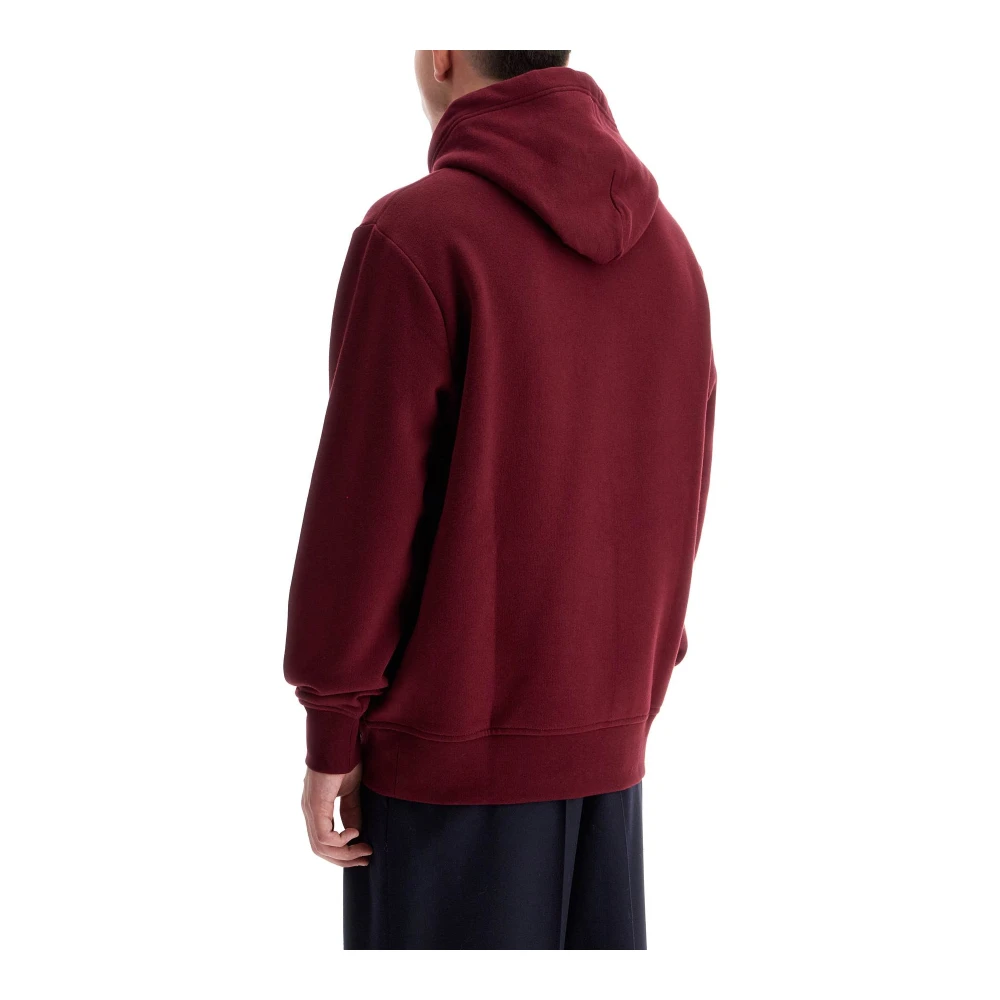 Polo Ralph Lauren Geborduurd Logo Hoodie Red Heren