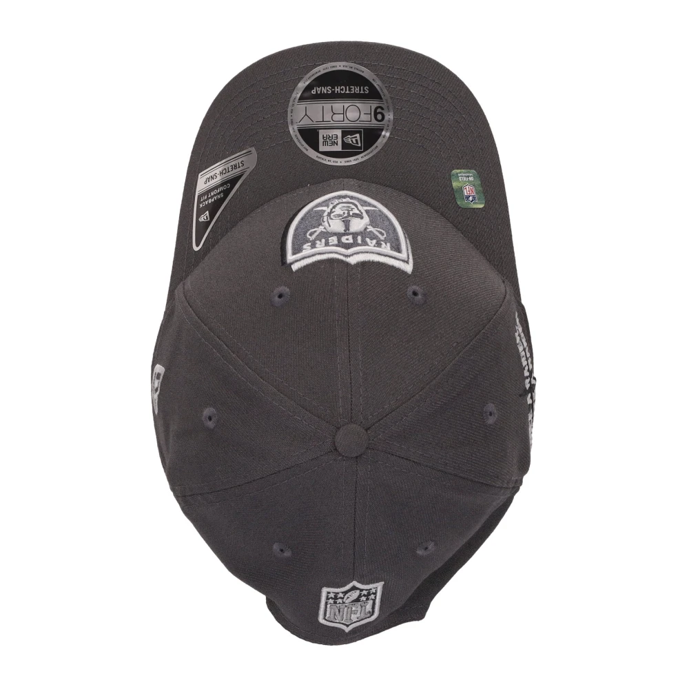 new era Gebogen Visor Hat NFL Draft Las Vegas Raiders Gray Heren