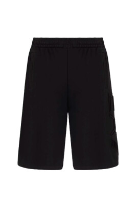 black-cotton-regular-fit-elastic-waist-pants