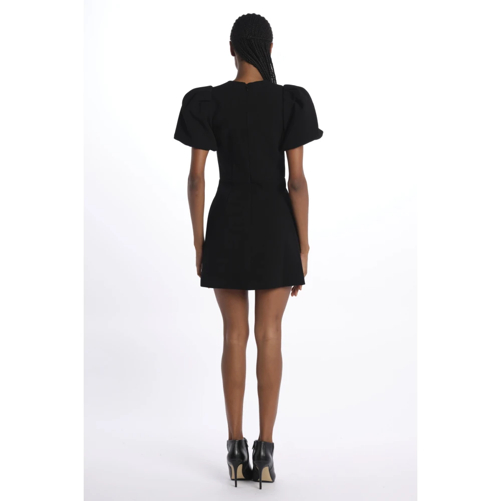 Rebecca Vallance Zwarte Pofmouw Minijurk Black Dames