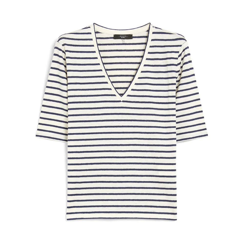 Max Mara - Tops > T-Shirts - Blue - Max Mara - Modalova