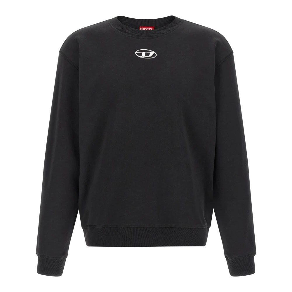 Diesel Men's Black Sweatshirts, Xl, S-Norm-Iod Jumper