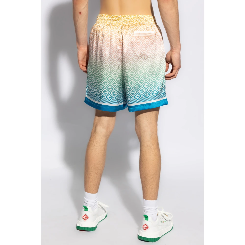 Casablanca Zijden shorts Multicolor Heren