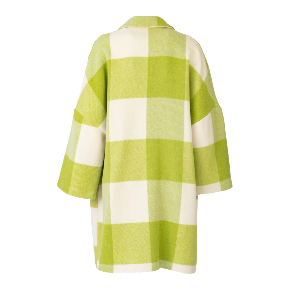 Semicouture Vichy Check Coat Multicolor Dames